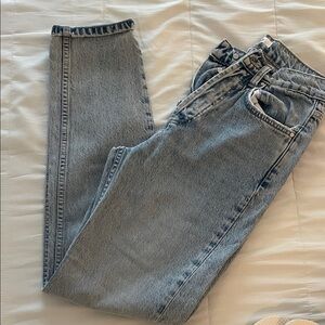 Anine Bing Light Blue Button-Fly Jeans